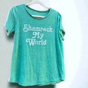 Grayson Threads Shamrock My World Tee XL